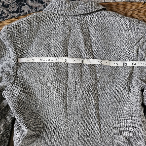 The Limited Wool Blend Gray,Black,White Tweed Blazer Jacket Size Women's Small - Picture 9 of 11